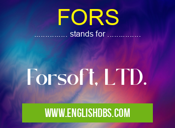 FORS