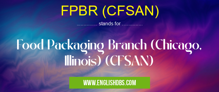 FPBR (CFSAN)