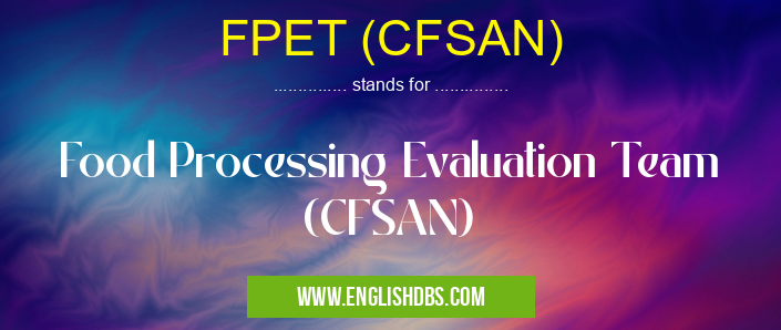 FPET (CFSAN)