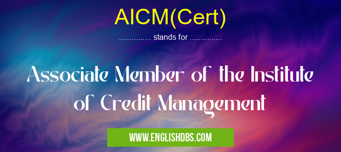 AICM(Cert)