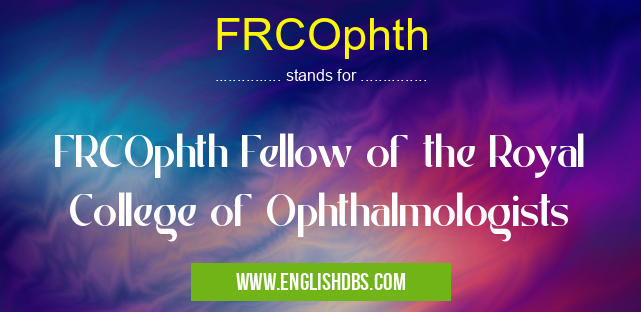 FRCOphth