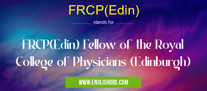 FRCP(Edin)