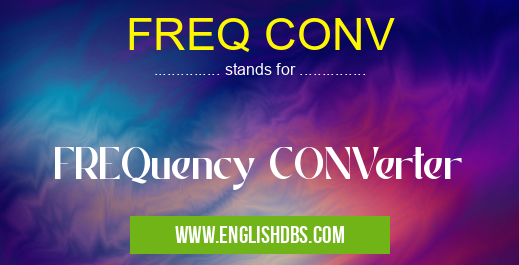 FREQ CONV