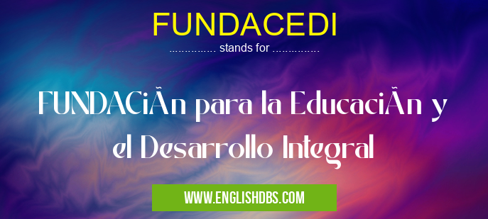 FUNDACEDI