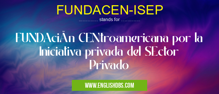 FUNDACEN-ISEP