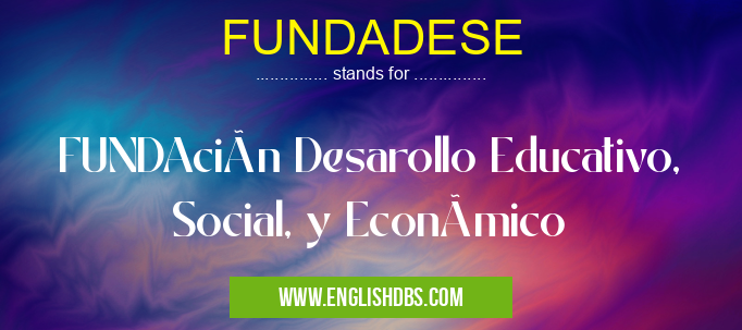 FUNDADESE