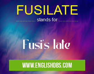 FUSILATE