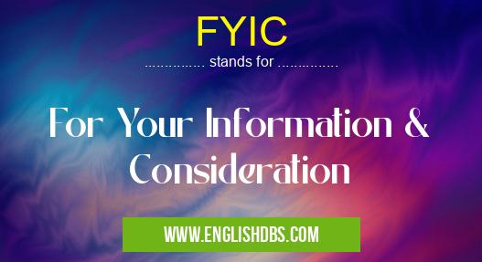 FYIC