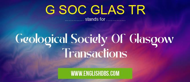 G SOC GLAS TR