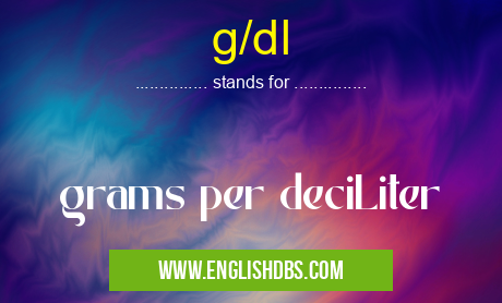 g/dl