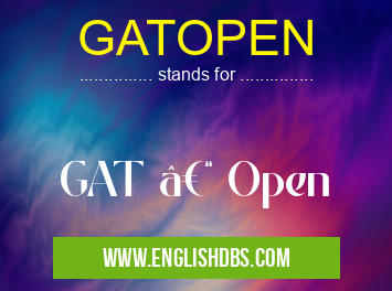 GATOPEN