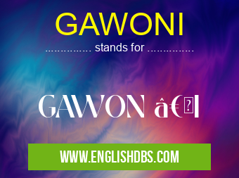 GAWONI