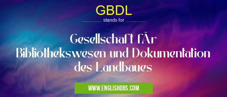 GBDL