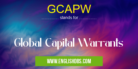 GCAPW