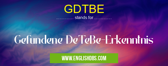 GDTBE