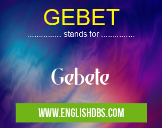 GEBET