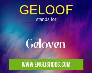 GELOOF