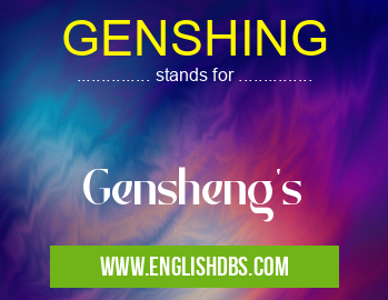 GENSHING