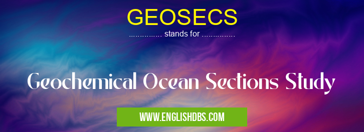 GEOSECS