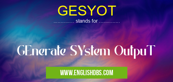 GESYOT