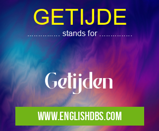 GETIJDE