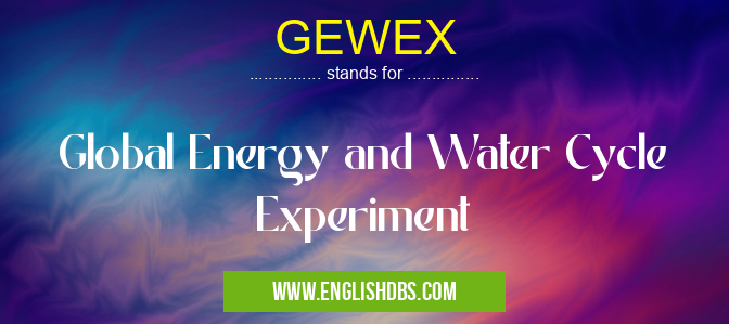 GEWEX