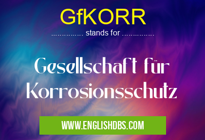 GfKORR