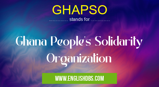 GHAPSO