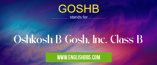 GOSHB