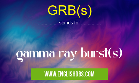 GRB(s)