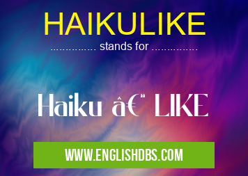 HAIKULIKE