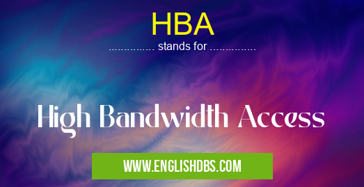 HBA