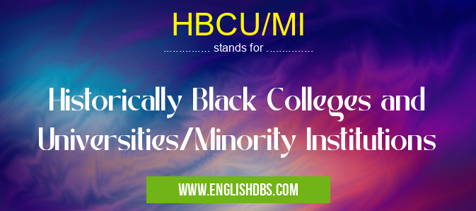 HBCU/MI