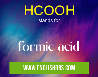 HCOOH