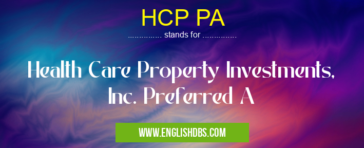 HCP PA