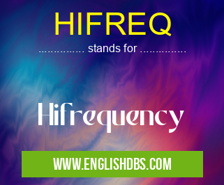 HIFREQ