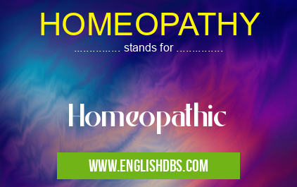 HOMEOPATHY