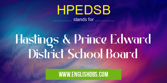 HPEDSB