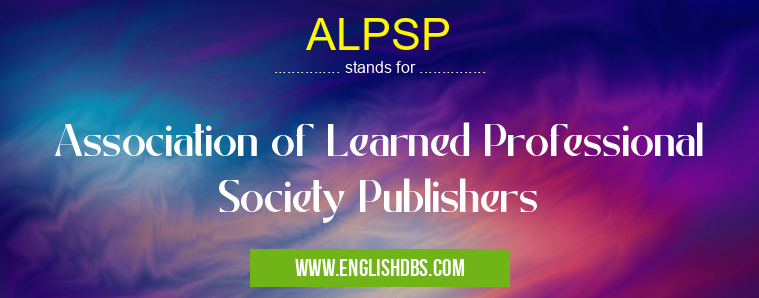 ALPSP