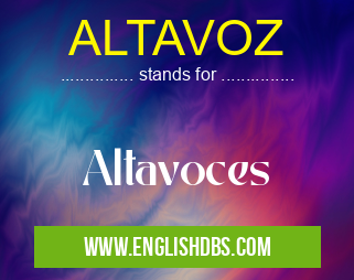 ALTAVOZ