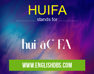 HUIFA