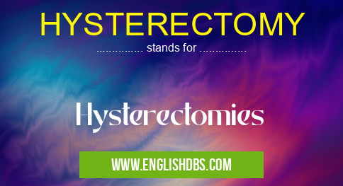 HYSTERECTOMY