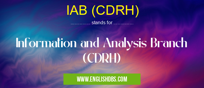 IAB (CDRH)