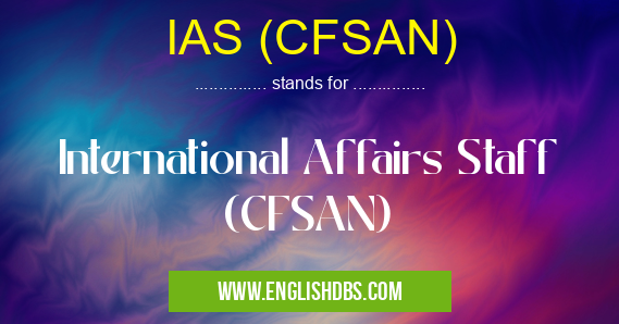 IAS (CFSAN)