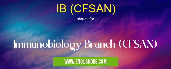 IB (CFSAN)