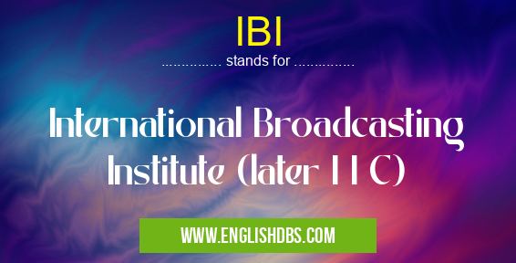 IBI