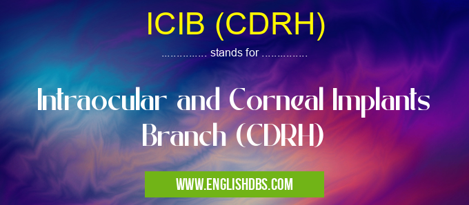 ICIB (CDRH)