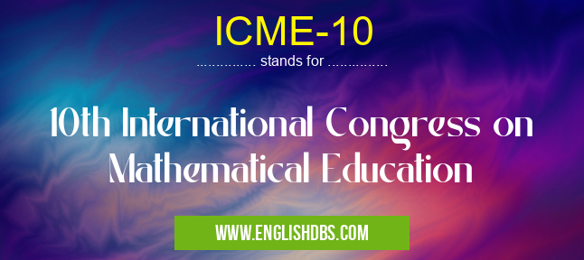 ICME-10