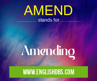 AMEND