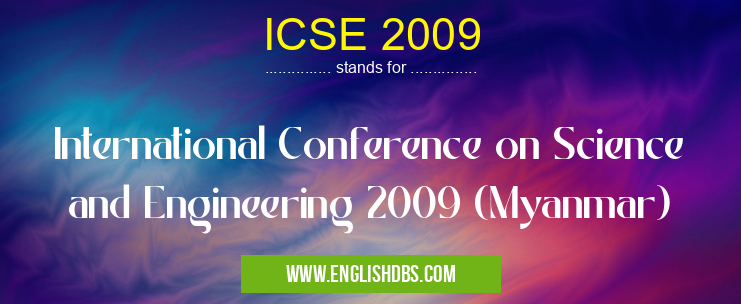 ICSE 2009